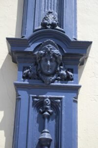 Pictured: A cast iron feature on a building in downtown Albany.